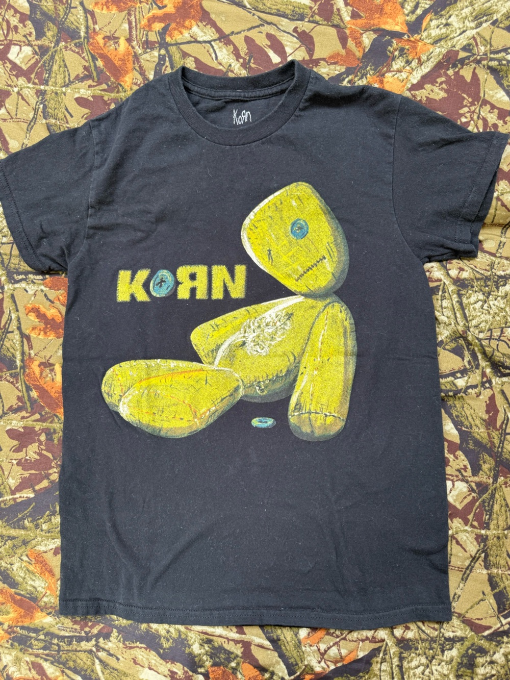 Korn Band Graphic T Shirt Small Black Issues Voodoo Ragdoll Official Merch